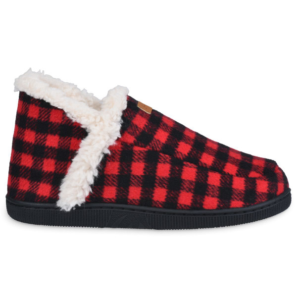 GaaHuu™ Holiday Plaid Moccasin Ankle Slipper Boots for Women product image