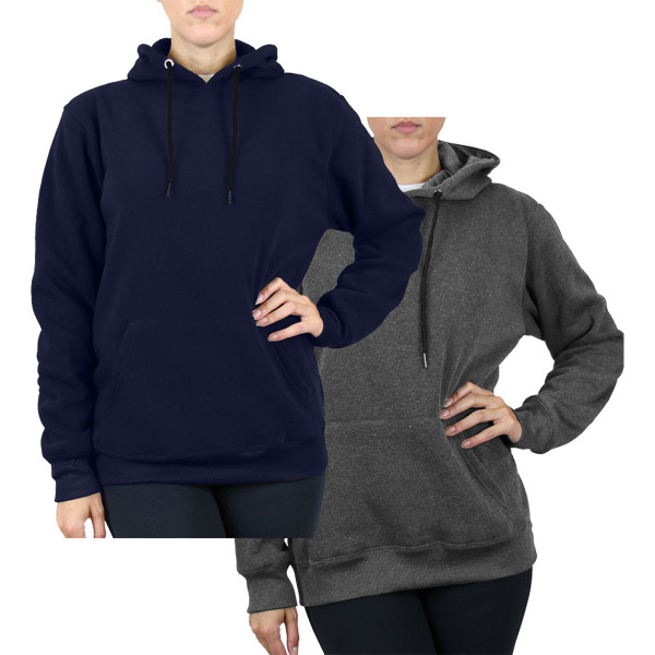 GBH Women's Heavyweight Fleece-Lined Pullover Hoodie (2-Pack) product image