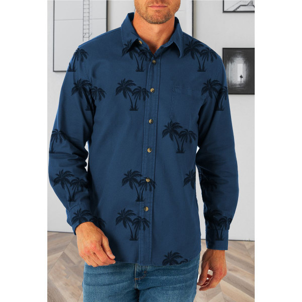 Men's Classic Slim-Fit Woven Button-Down Long Sleeve Shirts (3-Pack) product image