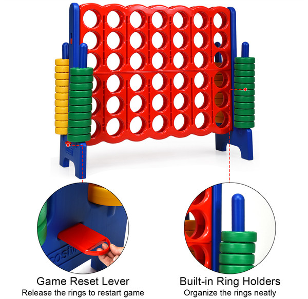 Jumbo 4-to-Score 4 in a Row Giant Game Set product image