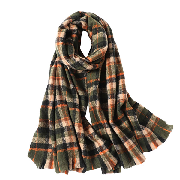 Soft & Warm Oversized Plaid Scarves product image