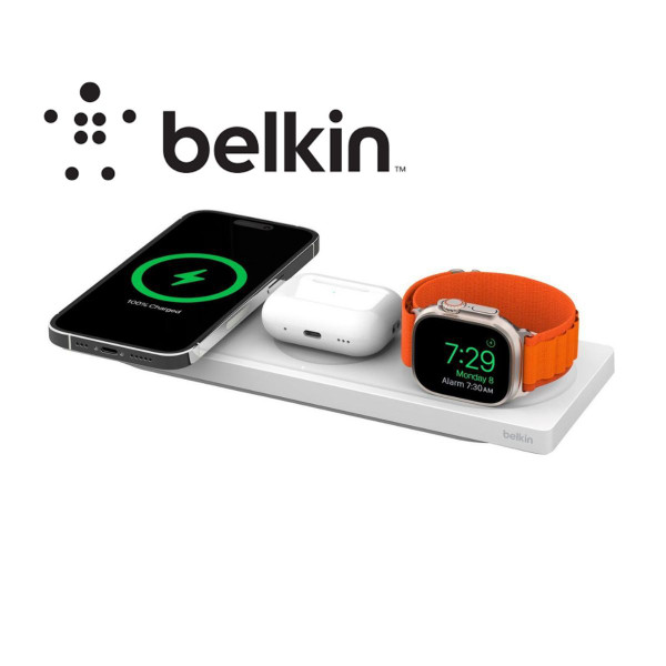 Belkin Boostcharge Pro 3-in-1 Wireless Charging Pad product image