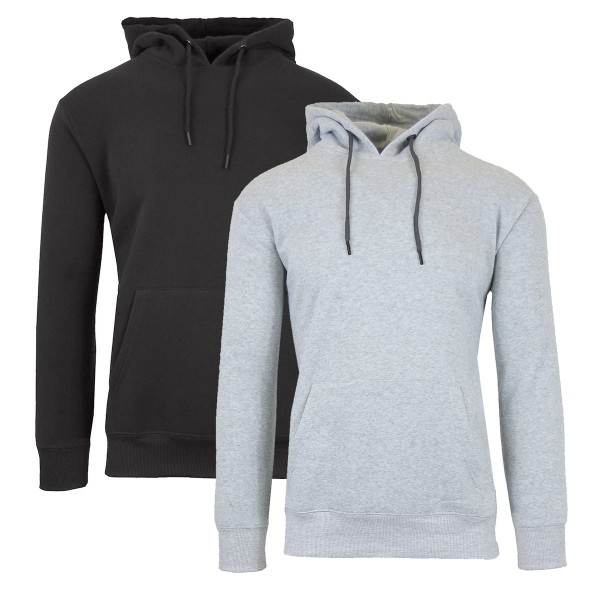 Men's Heavyweight Fleece Lined Pullover Hoodie  (2-Pack) product image