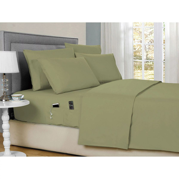 Kathy Ireland Smart Sheet Set with Side Pocket   product image