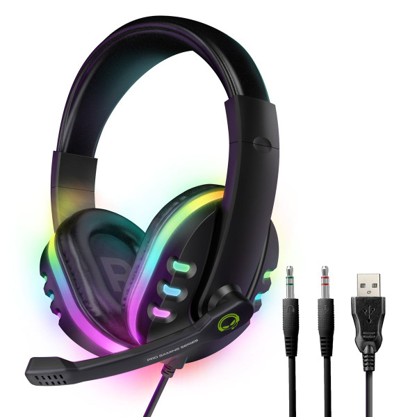 SoundRecon RGB LED Gaming Headset by HyperGear™, 15537 product image