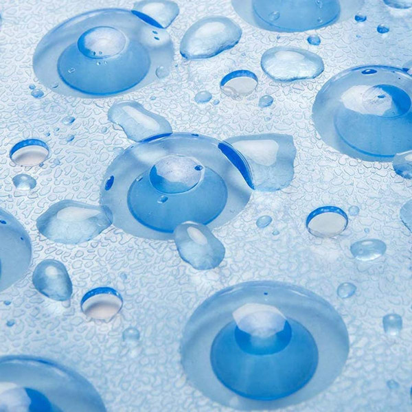 Extra-Long Clear Non-Slip Bathtub Shower Mat with Drainage Holes product image
