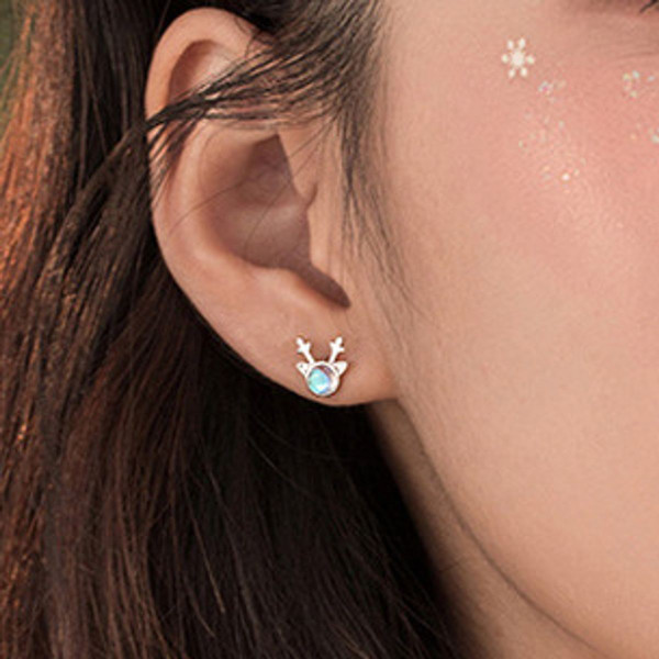 Moonstone Antler Earrings product image