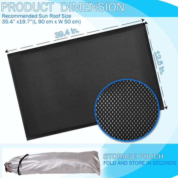 Zone Tech® Mesh Sun Roof Shade/Bug Guard product image