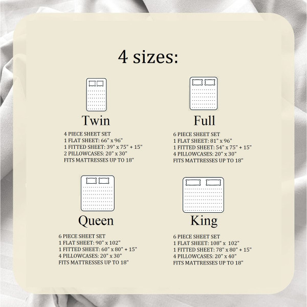 6-Piece Stripe Microfiber Sheet Set product image