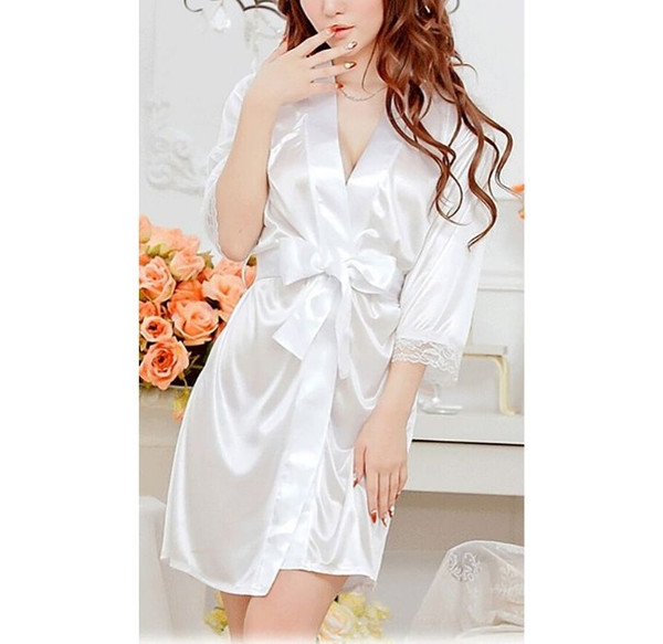 Women's Silk Feel Bath Robe product image