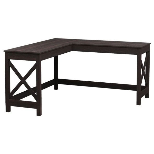 HOMCOM® 57-Inch L-Shaped Corner Desk, 836-472CF product image