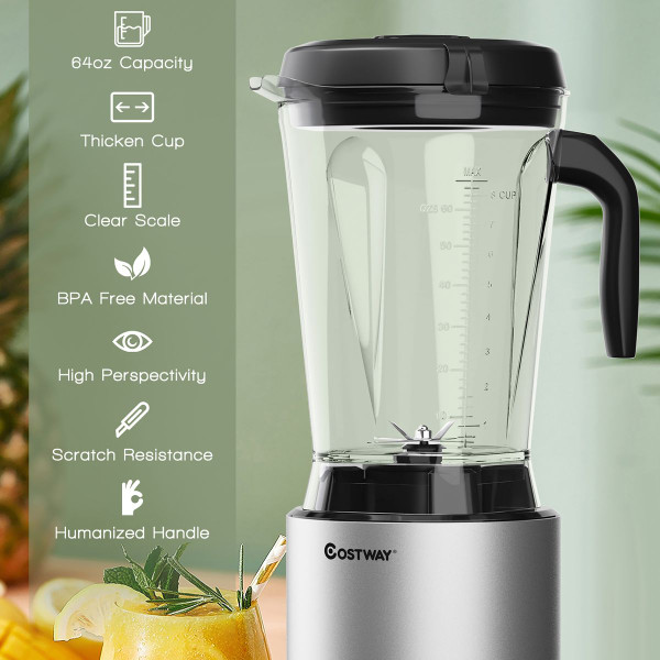 1500W Smoothie Maker High-Power Blender with 10 Speeds product image