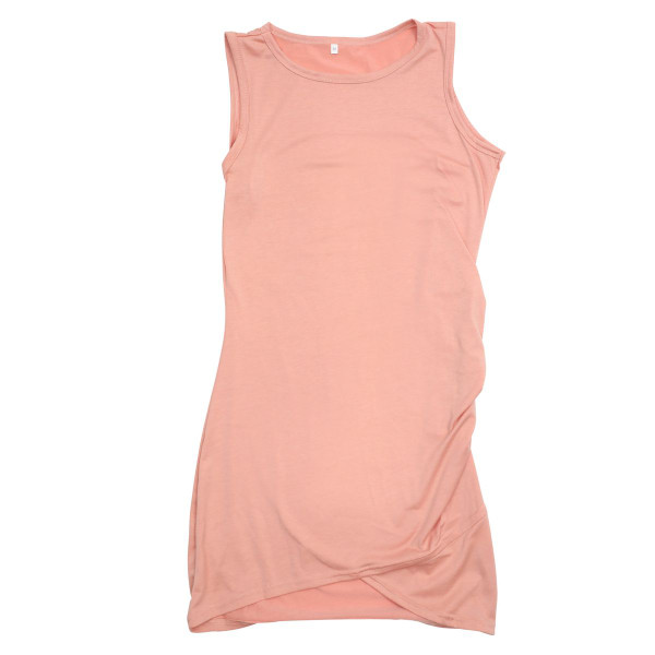 Women's Casual Crew Neck Sleeveless Mini Dress product image