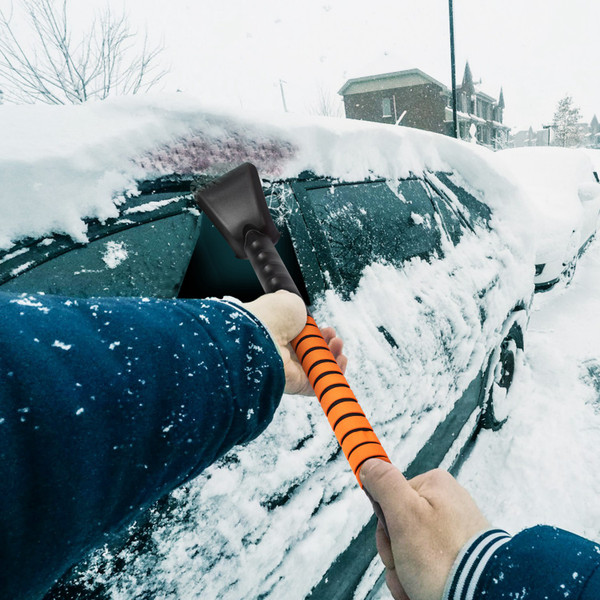 42-Inch Extendable Snow Ice Car Scraper with Squeegee by iMounTEK® product image