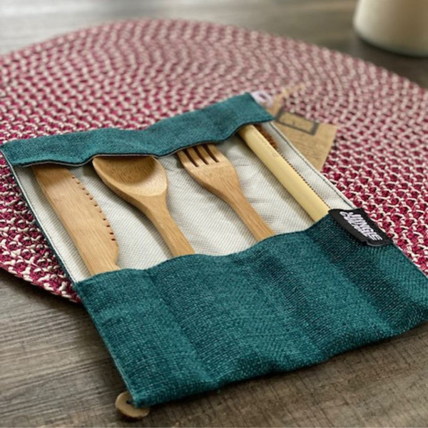 Handcrafted Bamboo Reusable Utensil Set (2-Pack) product image