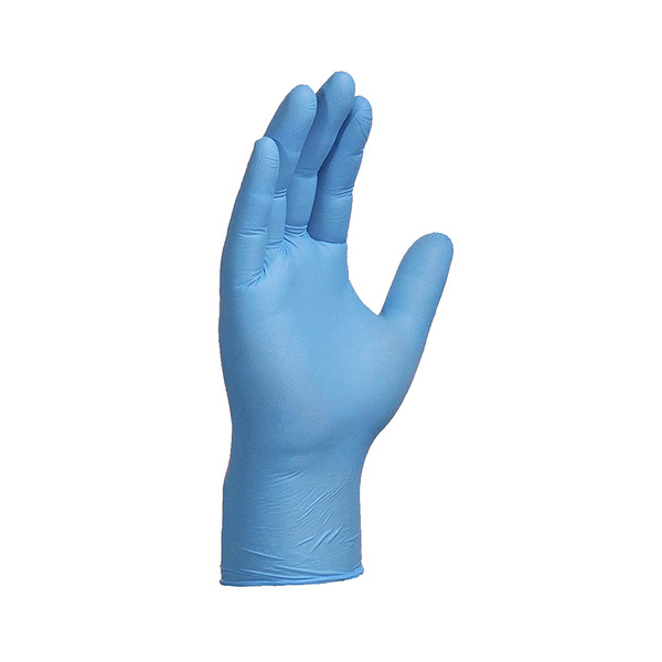 Powder-Free Disposable Extra Thick Blue Nitrile Gloves, 100 ct. product image