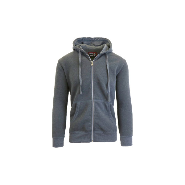 Men's Fleece Zip-Up Hoodie with Pockets product image