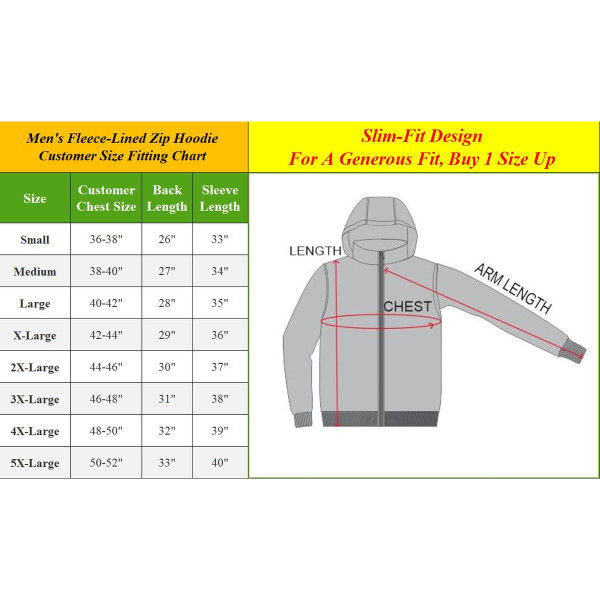 Men's Fleece Zip-Up Hoodie with Pockets product image