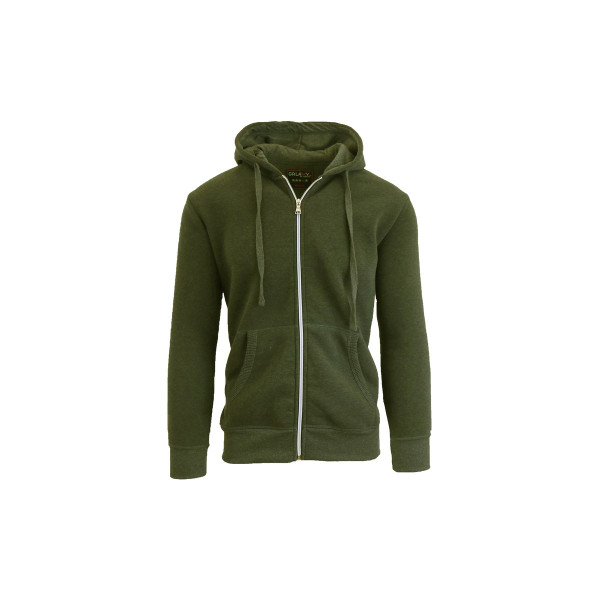 Men's Fleece Zip-Up Hoodie with Pockets product image