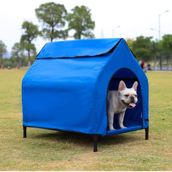 Elevated Portable A-Frame Pet House product image