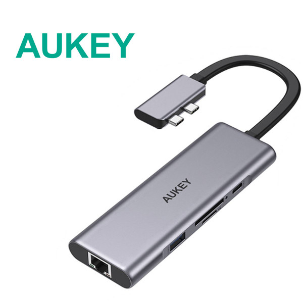 AUKEY 9-in-1 USB C Hub MacBook Pro Splitter product image