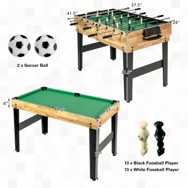 10-in-1 Multi Combo Game Table Set for Home product image