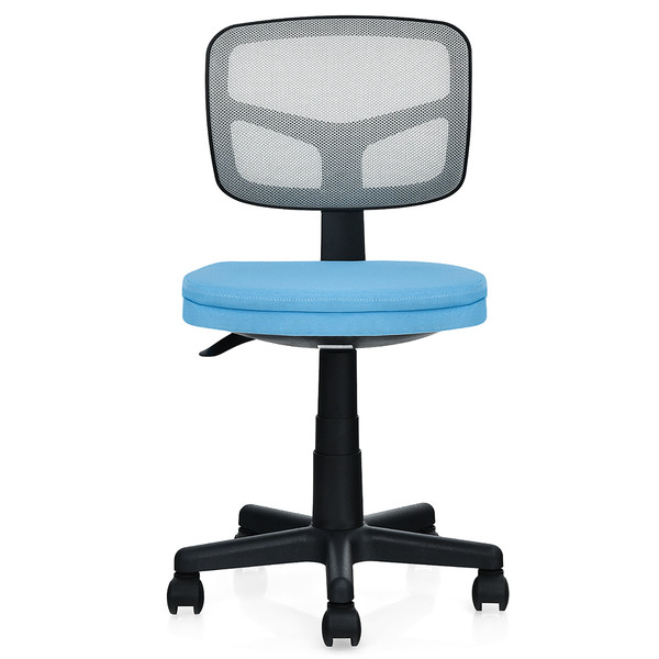 Armless Adjustable Swivel Mesh Desk Chair product image