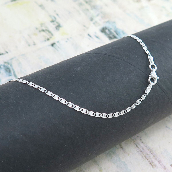 Italian 925 Sterling Silver Valentino Mariner Chain product image