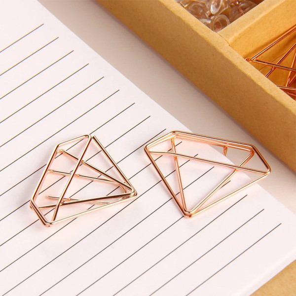 20-Piece Rose Gold Paper Clips product image