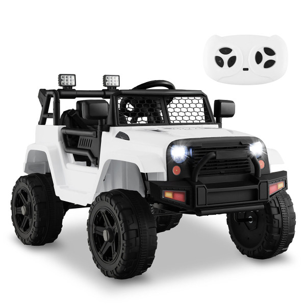 Kids' 12V Ride-on Truck with Remote and Headlights product image