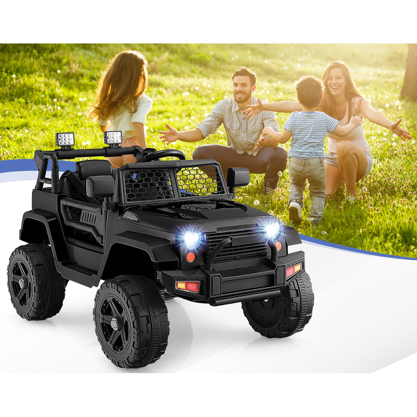 Kids' 12V Ride-on Truck with Remote and Headlights product image