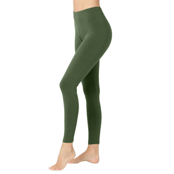 Ladies High Waisted Solid Seamless Leggings (3-Pack) - Pick Your Plum