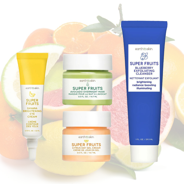 Earth to Skin™ Super Fruits Starter Set with Cleanser, Creams, & Mask (1- or 2-Pack) product image