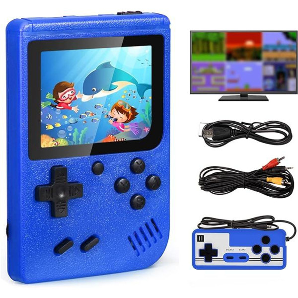 Retro Mini Handheld Portable Video Game Console, 400 Games (1- or 2-Pack) product image