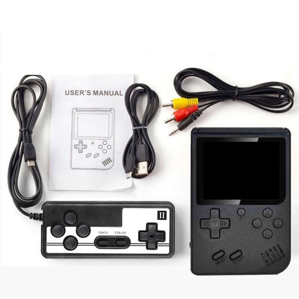 Retro Mini Handheld Portable Video Game Console, 400 Games (1- or 2-Pack) product image