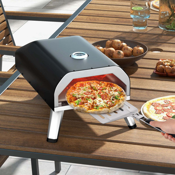 15,000BTU Gas Pizza Oven with Pizza Stone, Cutter, & Peel product image