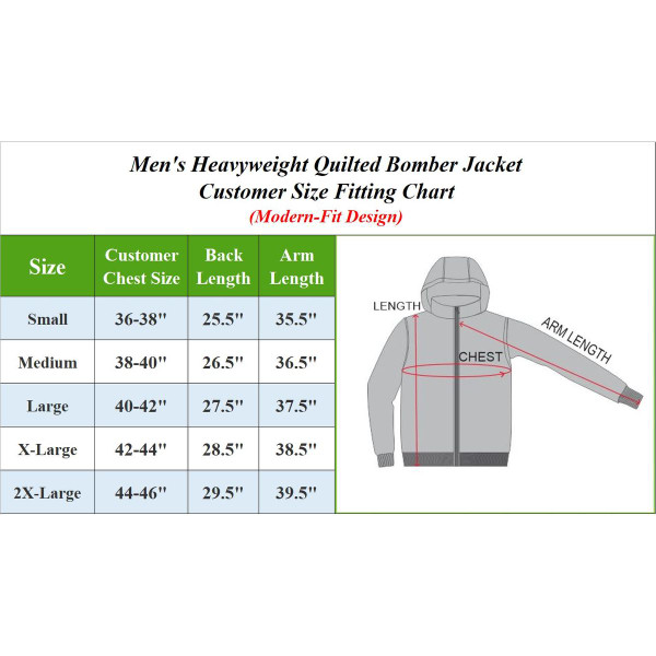 Men's Heavyweight Quilted Bomber Jacket product image