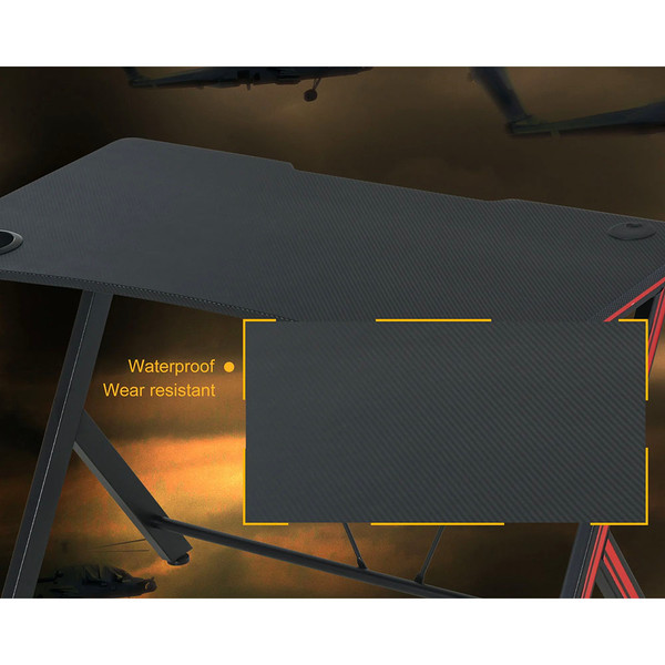 42-Inch Gaming Computer Desk Workstation with Headphone Hook product image