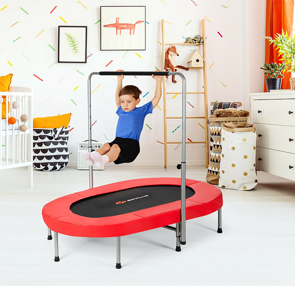 Foldable Double Mini Kids' Fitness Trampoline product image