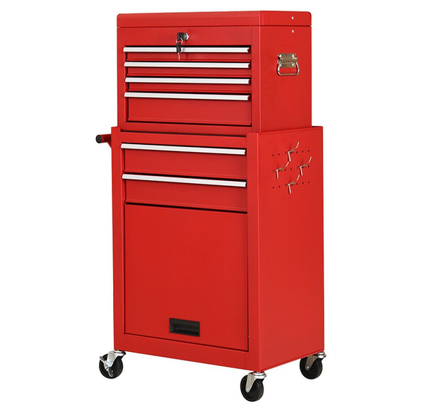 Rolling 2-in-1 6-Drawer Tool Cabinet product image