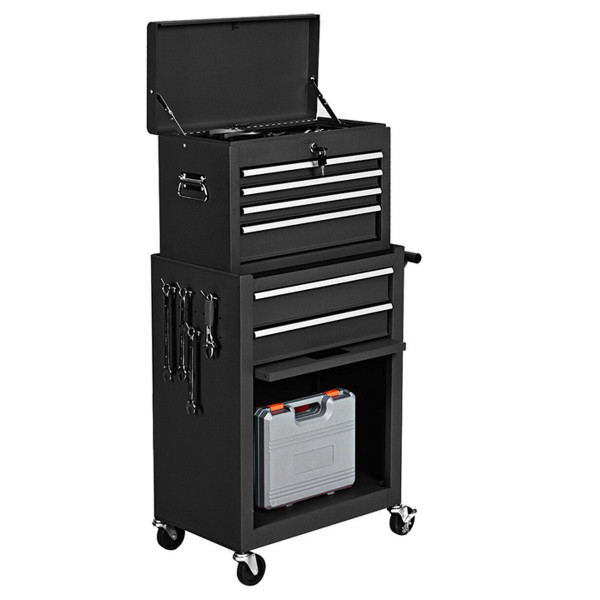Rolling 2-in-1 6-Drawer Tool Cabinet product image