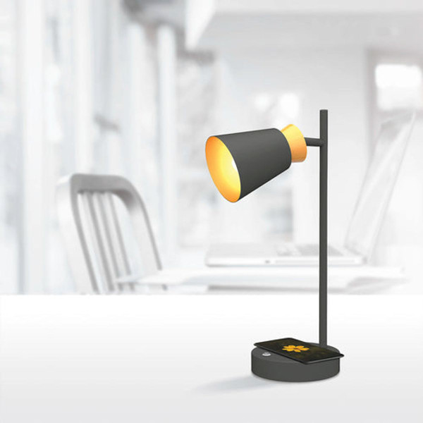 Realspace™ Vilara LED Desk Lamp with USB & Qi Wireless Charger product image