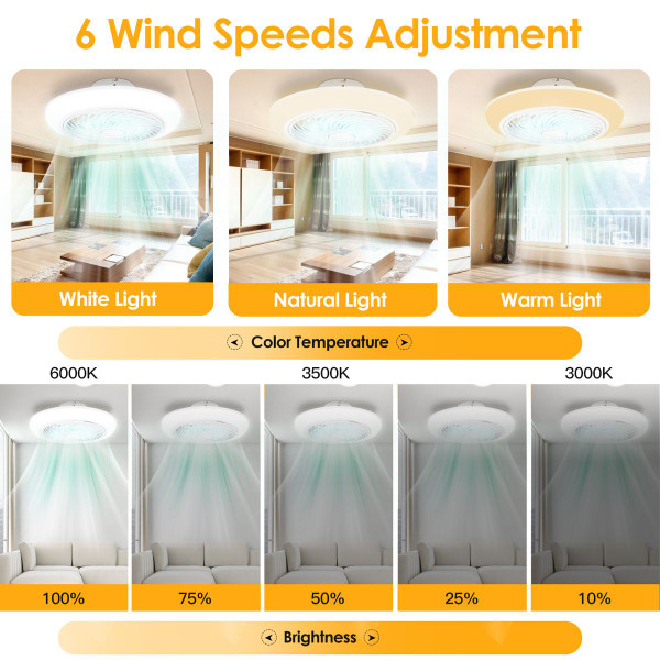 iNova™ Dimmable LED Ceiling Fan product image