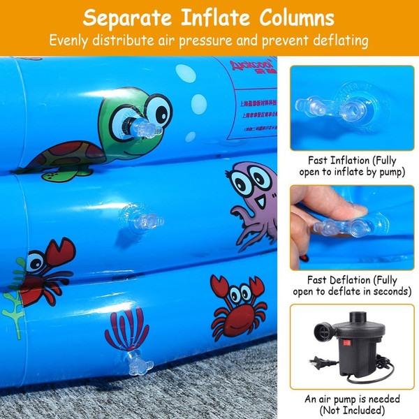 51" x 13” Inflatable Swimming Pool product image