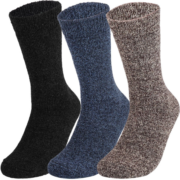 Men's Merino Lamb Wool Winter Socks (3- or 4-Pair) product image