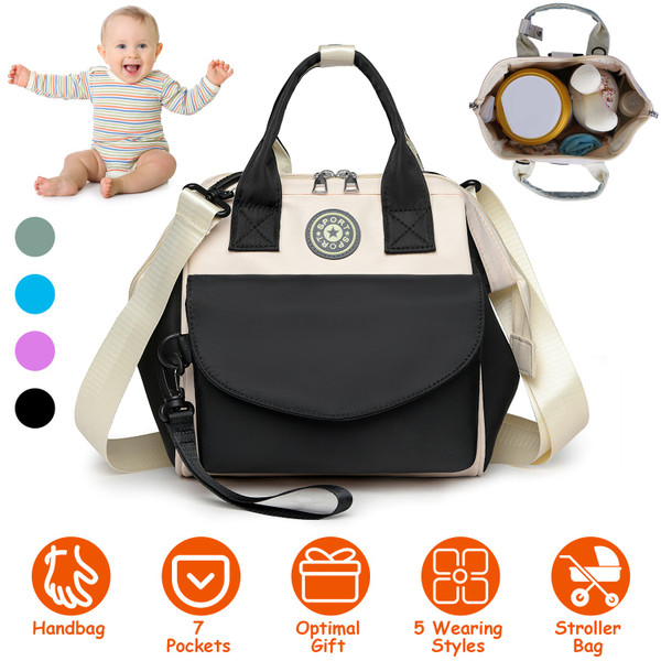 BabyLuv™ Crossbody Diaper Bag product image