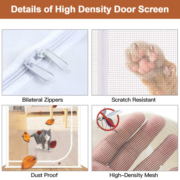 iMounTEK® Scratch-Proof Mesh Screen Door product image