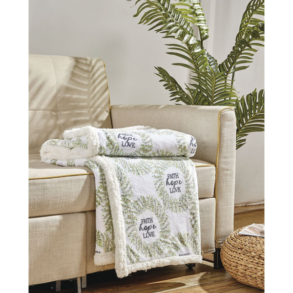 Noble House™ 50 x 60-Inch Printed Sherpa Throw product image