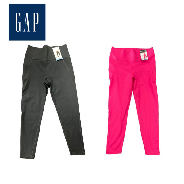 GAP Fit Women's High Waisted 7/8 Side Pocket Compression Leggings