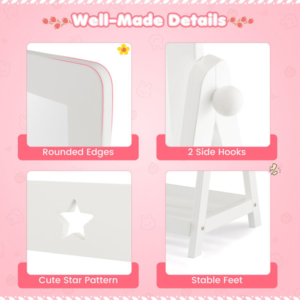 Kids' Freestanding Mirror with Storage product image